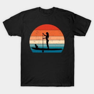 Paddleboard Cat T-Shirt